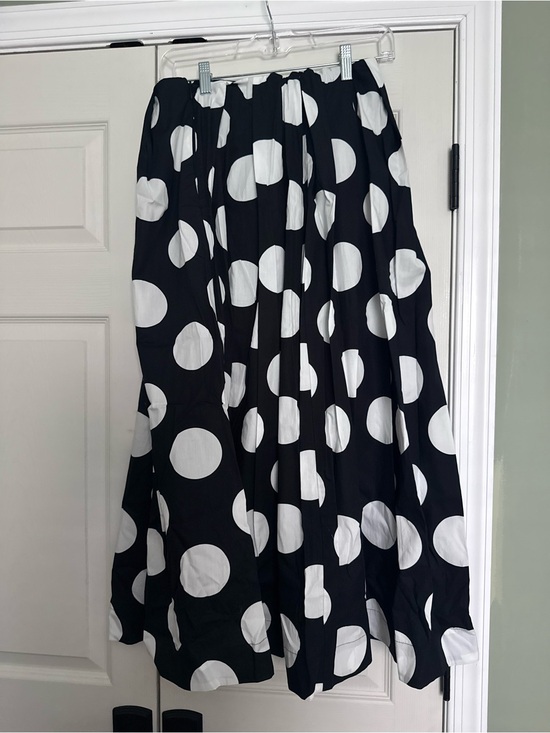 Maeve Dresses & Skirts - Maeve Black and White Polka Dot Maxi Skirt